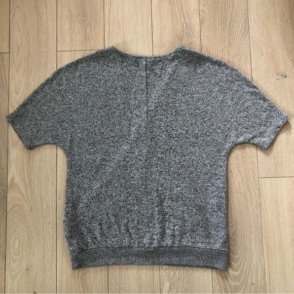 Reitmans Viscose Blend Wrap Top in Heather Grey - Picture 3 of 7